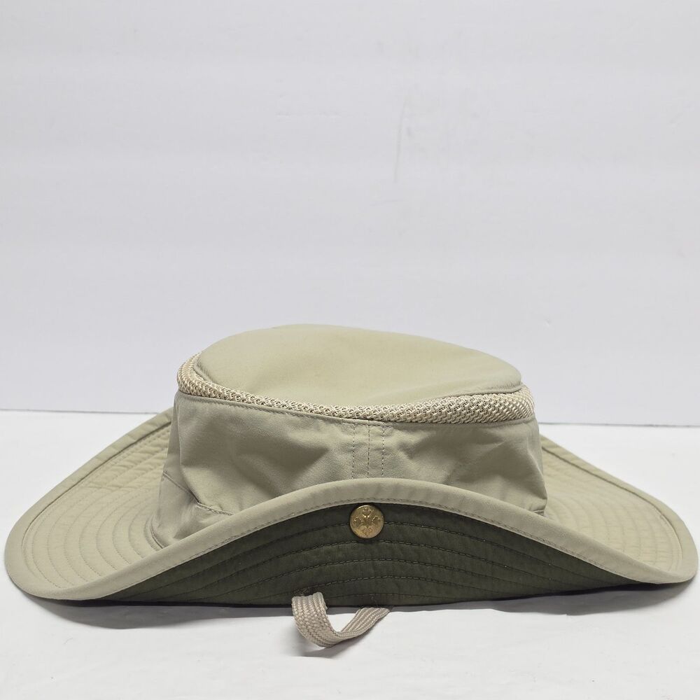 TILLEY LTM3 The Airflo Khaki Beige Tan Classic Boonie Outdoor Hat Size 7 1/4